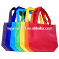 2015 popular simple design colored non-woven tote bag